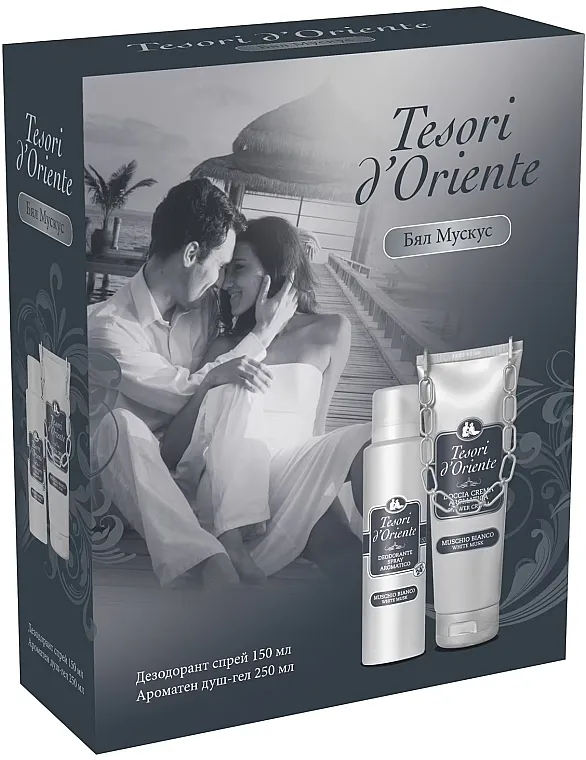 Set (deo/150ml + sh/gel/250ml) Tesori d`Oriente White Musk