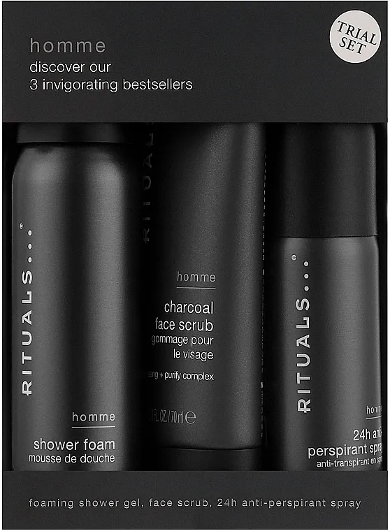 Set (deo/50ml + sh/pena/50ml + p/piling/70ml) Rituals L'Essentiel Trial Set