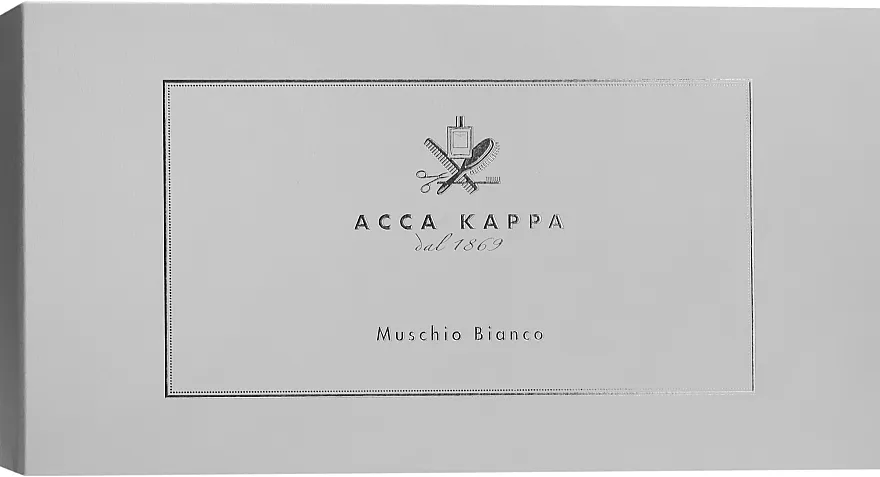 Set (edc/50ml + sh/gel/100ml + b/lot/100ml + h/cr/75ml) Acca Kappa White Moss