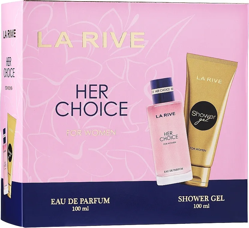 Set (edp 100 ml + sh/gel 100 ml) La Rive Her Choice