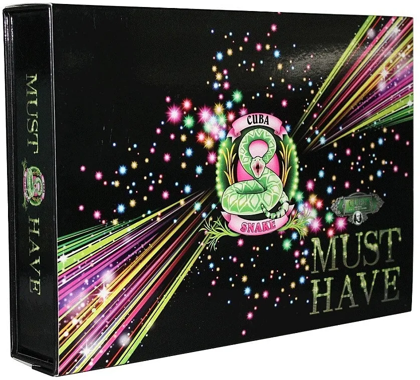 Set (edp/100 ml + edp/35 ml + edp/15 ml + spr/200 ml + b/lot/200 ml) Cuba Jungle Snake