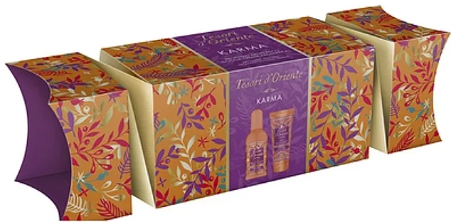 Set (edp/100ml + šampon/krema/75ml) Tesori d`Oriente Candy Box, Karma