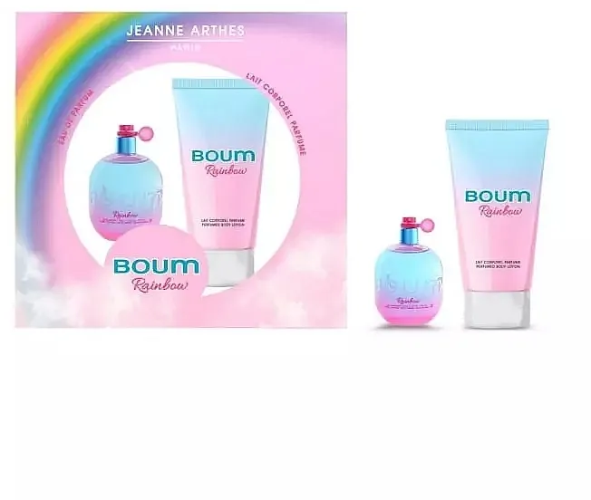 Set (edp/100ml + b/losion/150ml) Jeanne Arthes Boum Rainbow