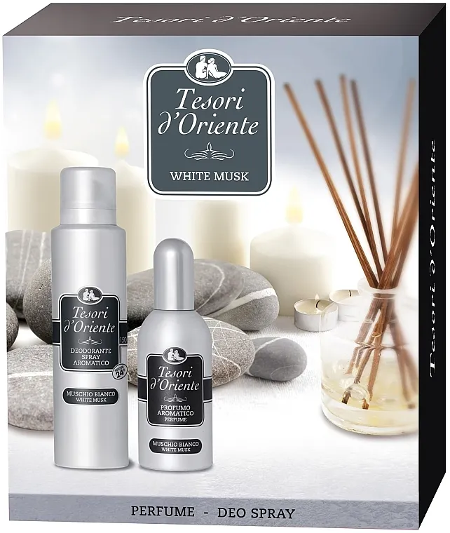 Set (edp/100ml + deo/150ml) Tesori d`Oriente White Musk