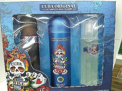 Set (edp/100ml + deo/200ml + ash/gel/100ml) Cuba Wild Heart