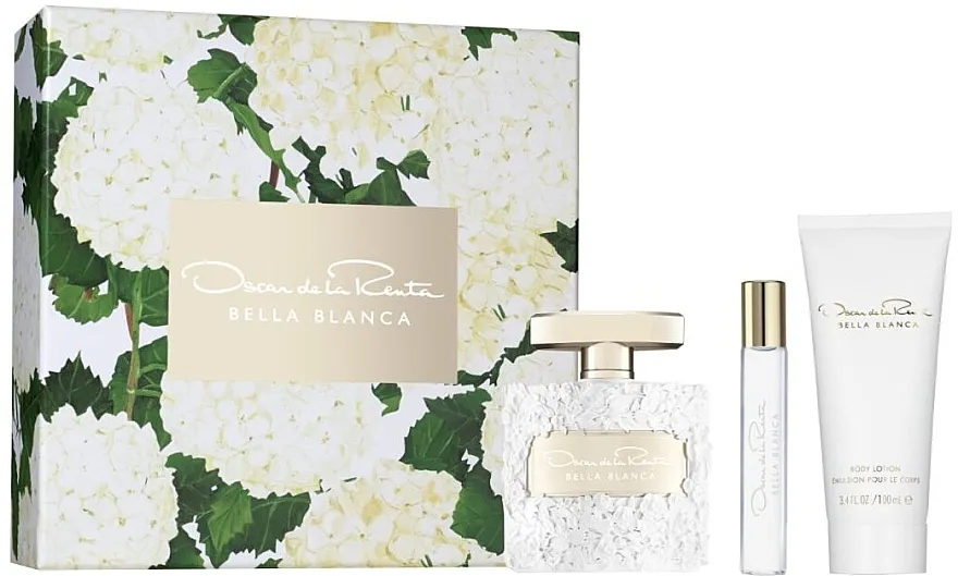 Set (edp/100ml + edp/15ml + b/lot/100ml) Oscar De La Renta Bella Blanca