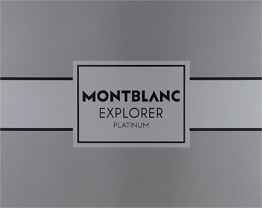 Set (edp/100ml + edp/mini/7.5ml + sh/gel/100ml) Montblanc Explorer Platinum