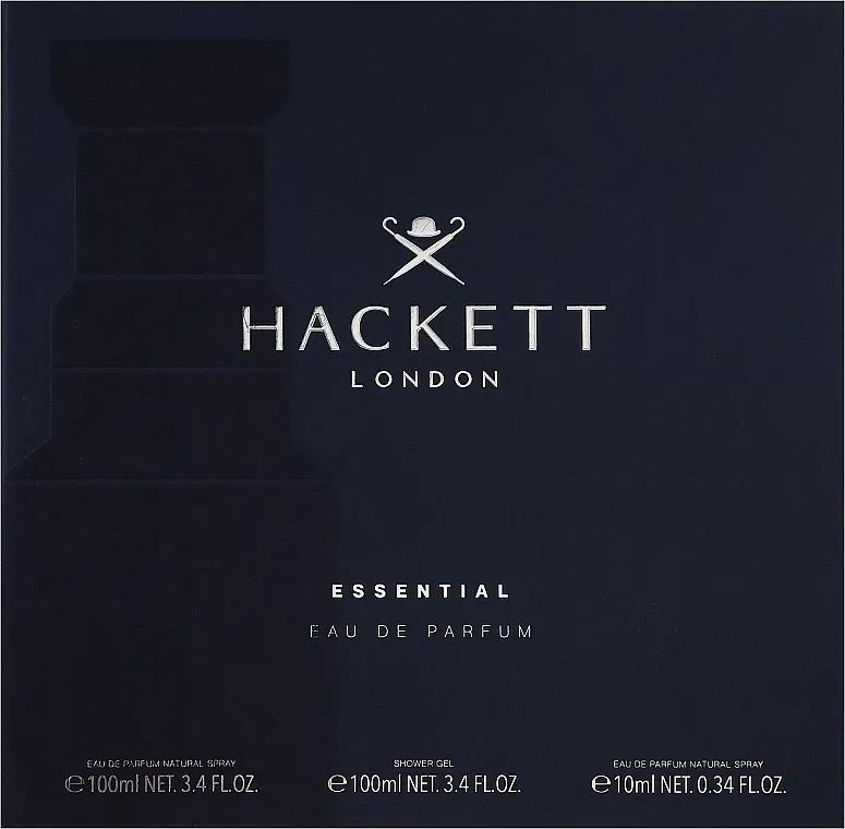 Set (edp/100ml + sh/gel/100ml + edp/10ml) Hackett London Essential