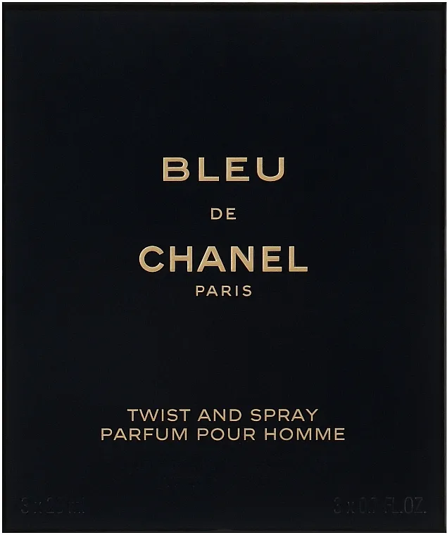 Set (edp/20mlx3) Chanel Bleu de Chanel Parfum Twist And Spray Set