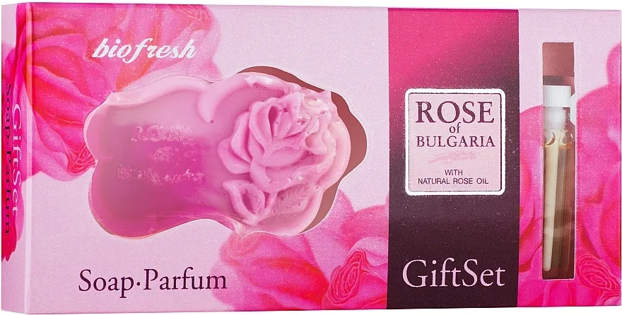 Set (edp/2.1ml + soap/45g) BioFresh Rose of Bulgaria