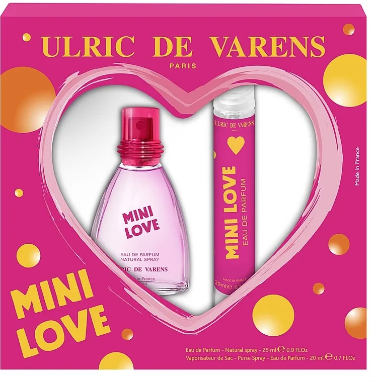 Set (edp/25ml + spray/20ml) Ulric de Varens Mini Love