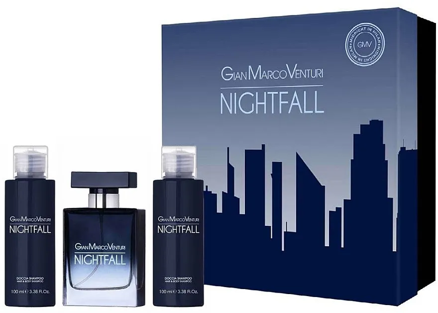 Set (edp/50ml + b/h/shmp/2x100ml) Gian Marco Venturi Nightfall