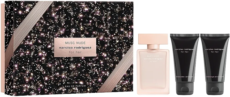 Set (edp/50ml + b/lot/50ml + sh/gel/50ml) Narciso Rodriguez For Her Musc Nude