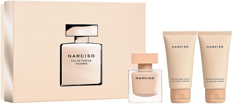 Set (edp/50ml + b/lot/50ml + sh/gel/50ml) Narciso Rodriguez Narciso Poudree