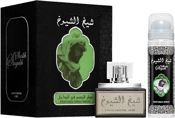 Set (edp/50ml + deo/50ml) Lattafa Perfumes Sheikh Al Shuyukh Black
