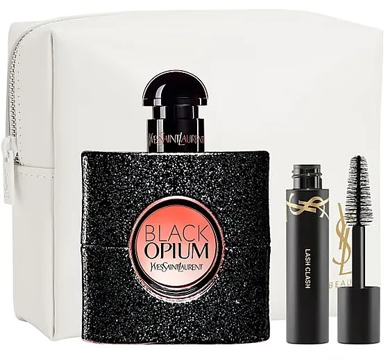 Set (edp/50ml + mascara/2ml + pouch/1pcs) Yves Saint Laurent Black Opium