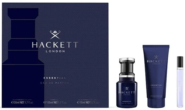 Set (edp/50ml + sh/gel/100ml + edp/10ml) Hackett London Essential