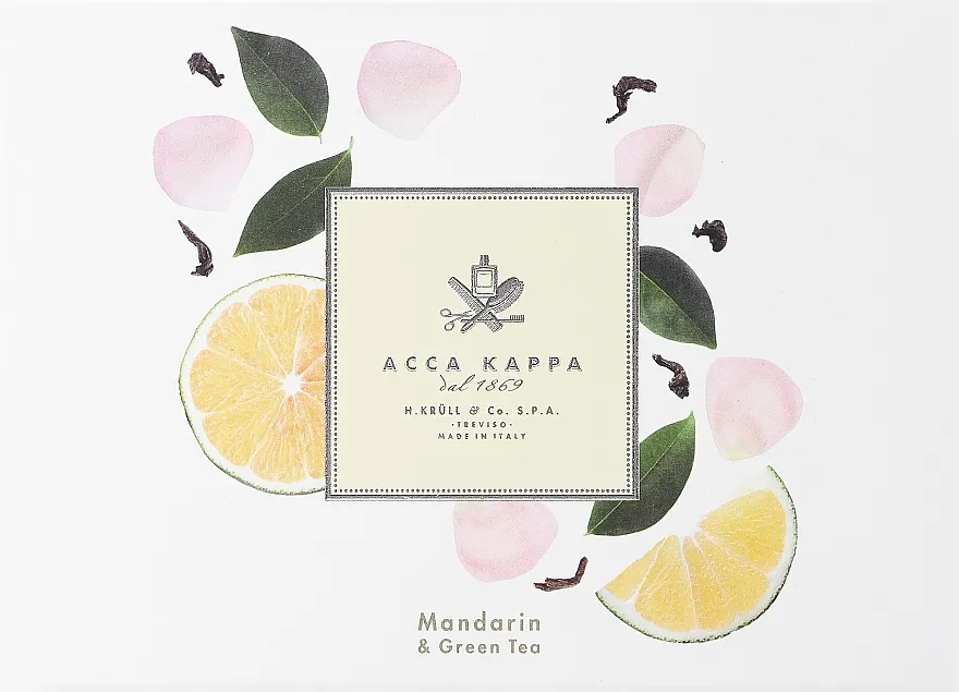 Set (edp/50ml + soap/150g) Acca Kappa Mandarin &amp; Green Tea