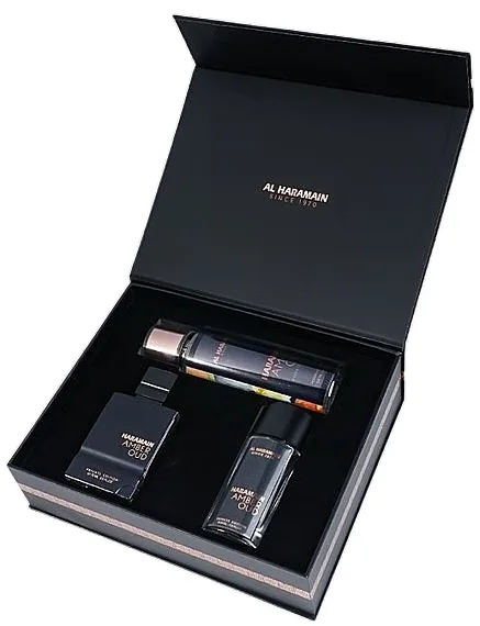 Set (edp/75ml + edp/30ml + b/mist/250ml) Al Haramain Amber Oud Private Edition