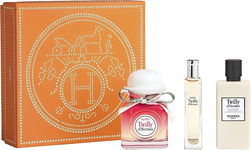 Set (edp/85ml + edp/15ml + b/los/80ml) Hermes Tutti Twilly d`Hermes