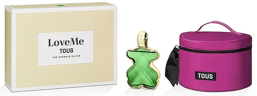 Set (edp/90ml + neseser) Tous LoveMe The Emerald Elixir