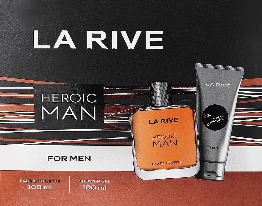 Set (edt 100 ml + sh/gel 100 ml) La Rive Heroic Man