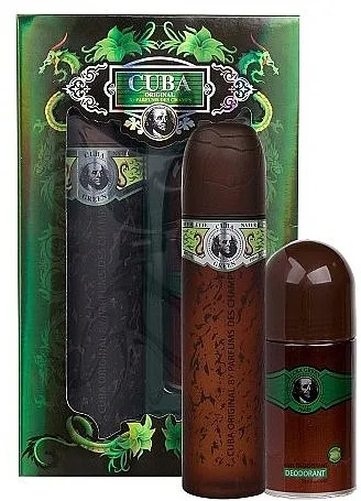 Set (edt 100ml + deo 50ml) Cuba Cuba Green