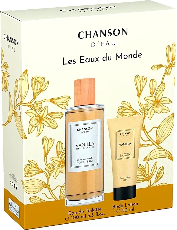 Set (edt/100ml + b/losion/50ml) Coty Chanson d´Eau Vanilla