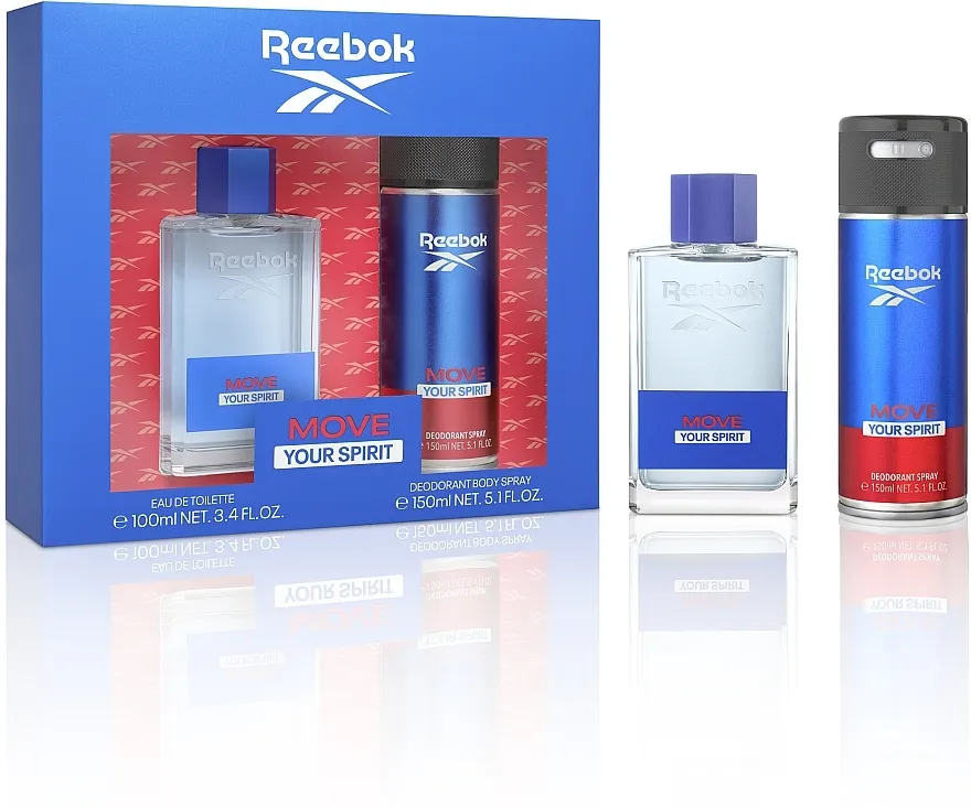 Set (edt/100ml + deo/150ml) Reebok Move Your Spirit For Men