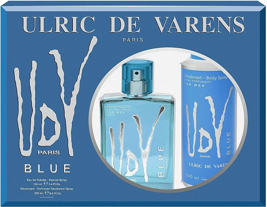 Set (edt/100ml + deo/200ml) Ulric de Varens UDV Blue