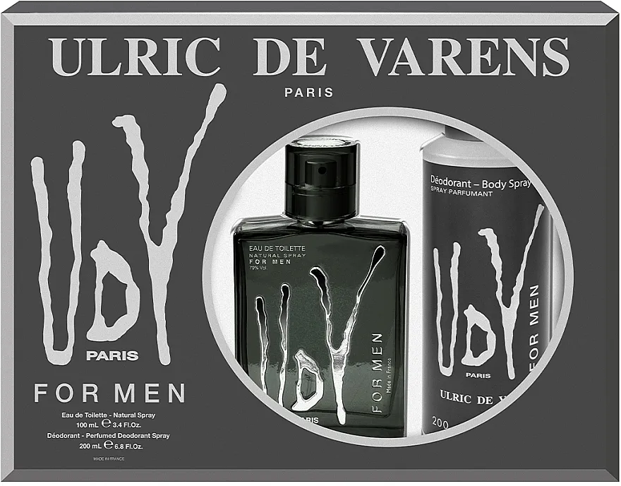 Set (edt/100ml + deo/200ml) Ulric de Varens UDV