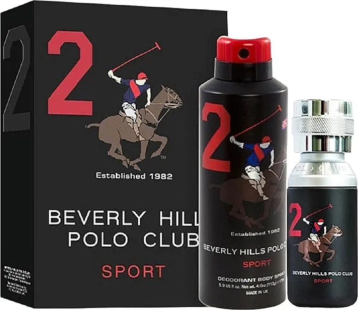 Set (edt/100ml + dezodorans/175ml) Beverly Hills Polo Club Men Sport 2