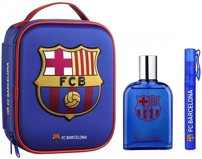 Set (edt/100ml + edt/10ml + toiletry bag) Air-Val International FC Barcelona