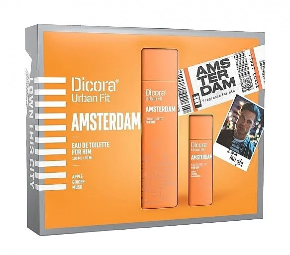 Set (edt/100ml + edt/30ml) Dicora Urban Fit Amsterdam