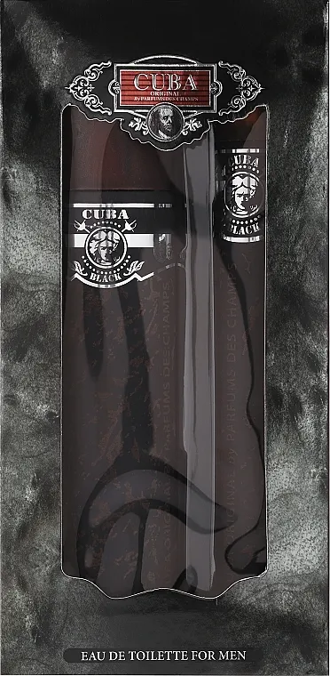 Set (edt/100ml + edt/35ml) Cuba Black