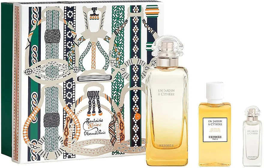 Set (edt/100ml + edt/7.5ml + sh/gel/40ml) Hermes Un Jardin A Cythre