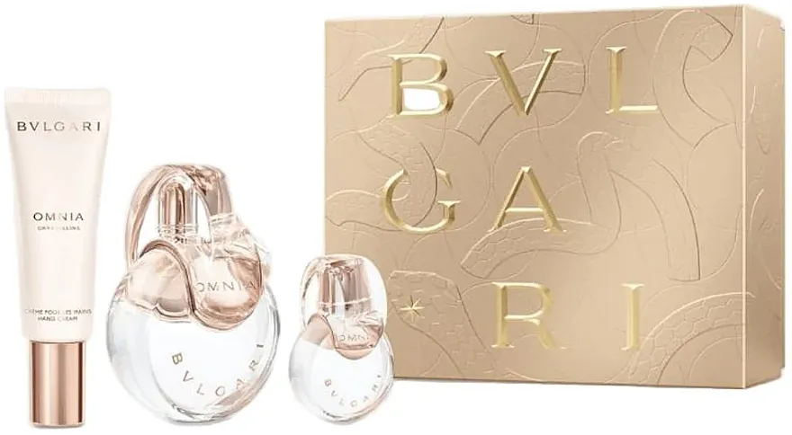 Set (edt/100ml + edt/mini/15ml + k/r/40ml) Bvlgari Omnia Crystalline