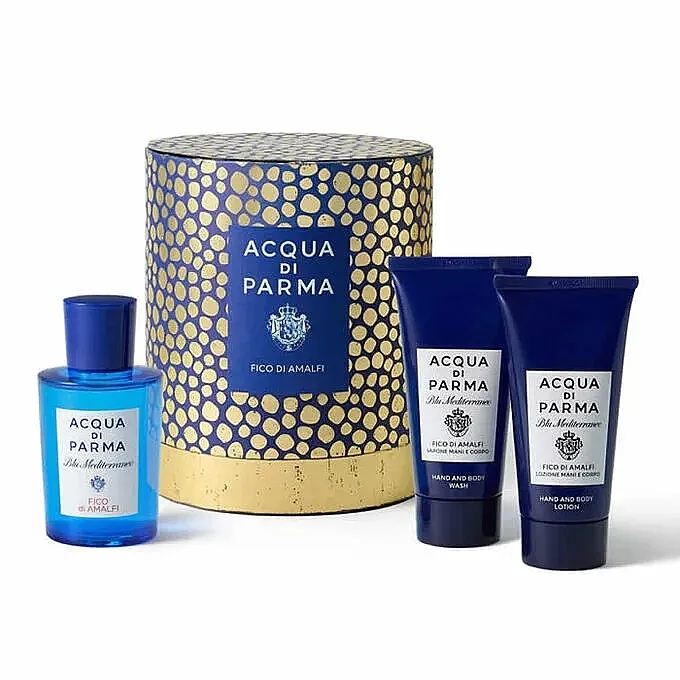 Set (edt/100ml + gel za tuširanje/75ml + losion za telo/75ml) Acqua di Parma Blu Mediterraneo Fico di Amalfi