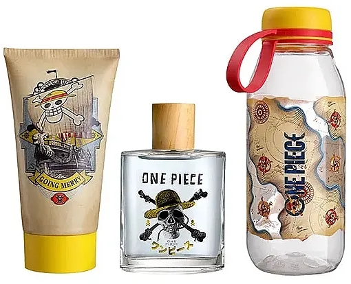 Set (edt/100ml + sh/gel/150ml + bottle/1pcs) Air-Val International Netflix One Piece