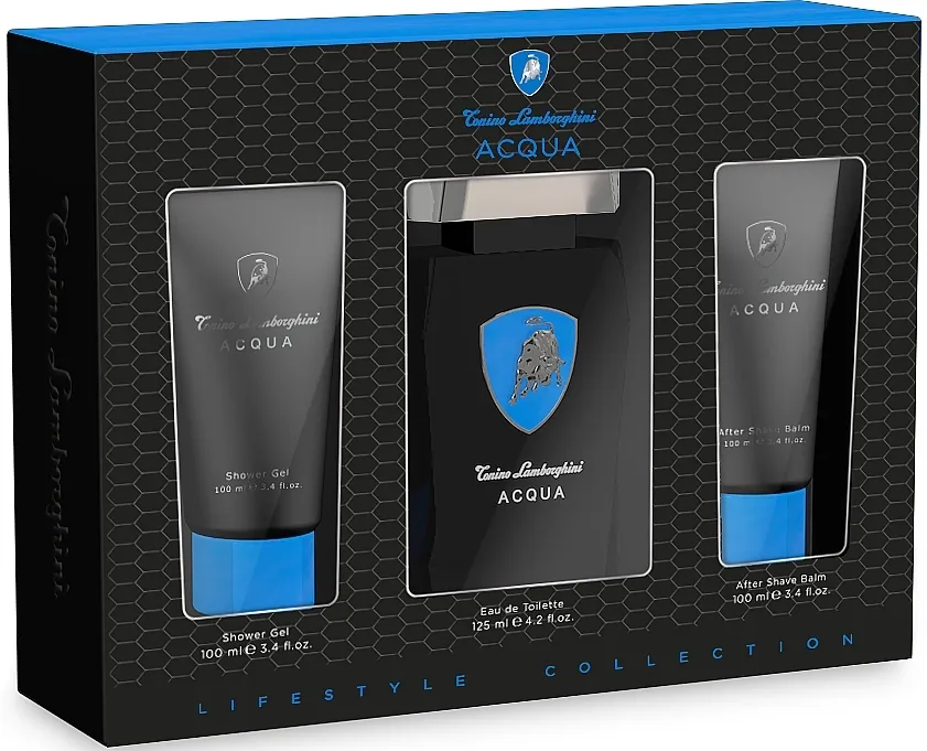 Set (edt/125ml + sh/gel/100ml + a/sh/100ml) Tonino Lamborghini Acqua