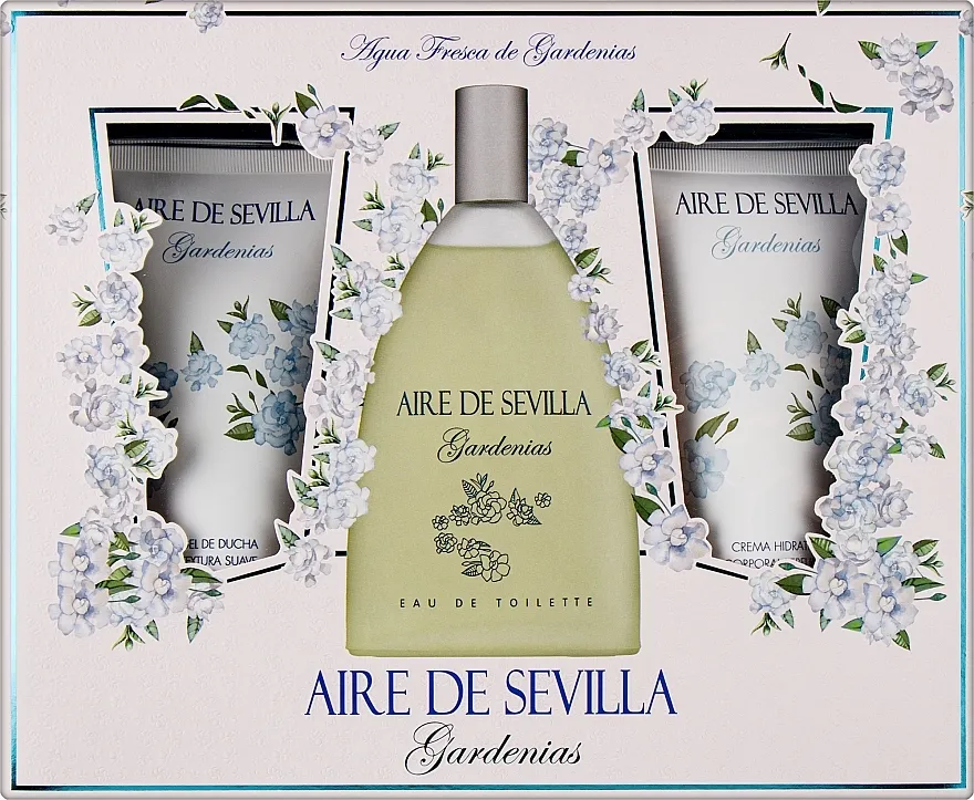 Set (edt/150ml + cream/150ml + sh/gel/150ml) Instituto Espanol Aire De Sevilla Gardenias