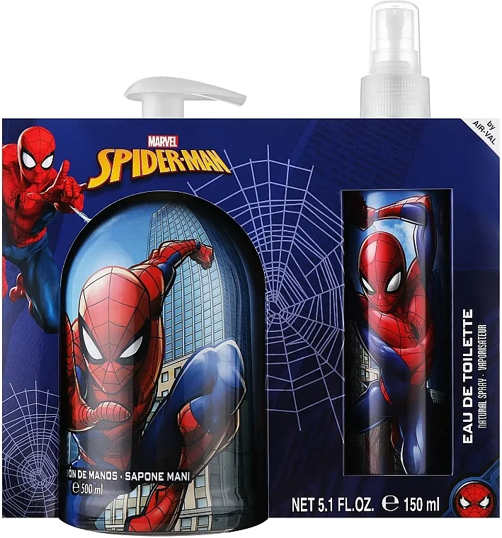 Set (edt/150ml + l/soap/500ml) EP Line Marvel Spiderman