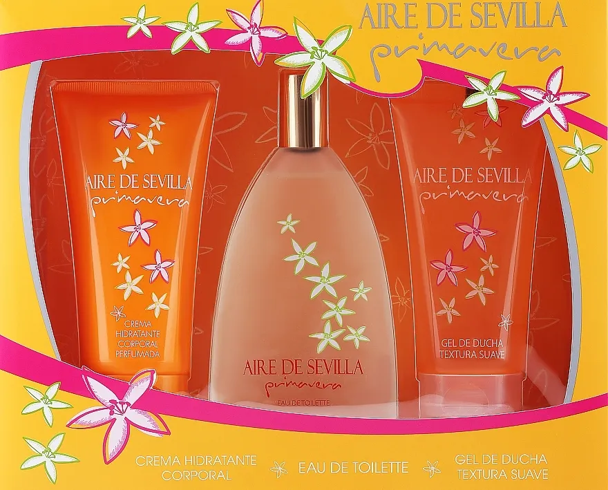 Set (edt/150ml + s/g/150ml + b/cr/150ml) Instituto Espanol Aire de Sevilla Primavera