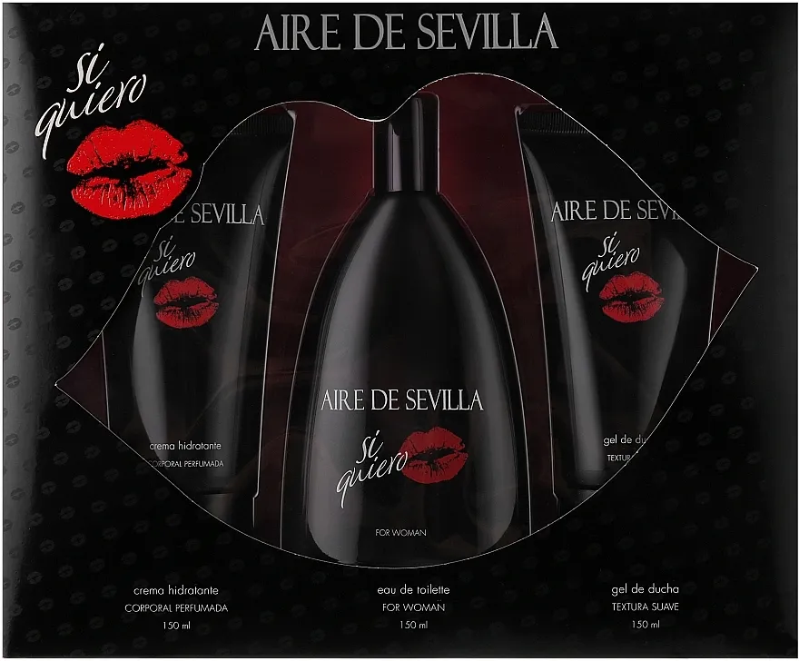 Set (edt/150ml + s/g/150ml + b/cr/150ml) Instituto Espanol Aire de Sevilla Si Quiero