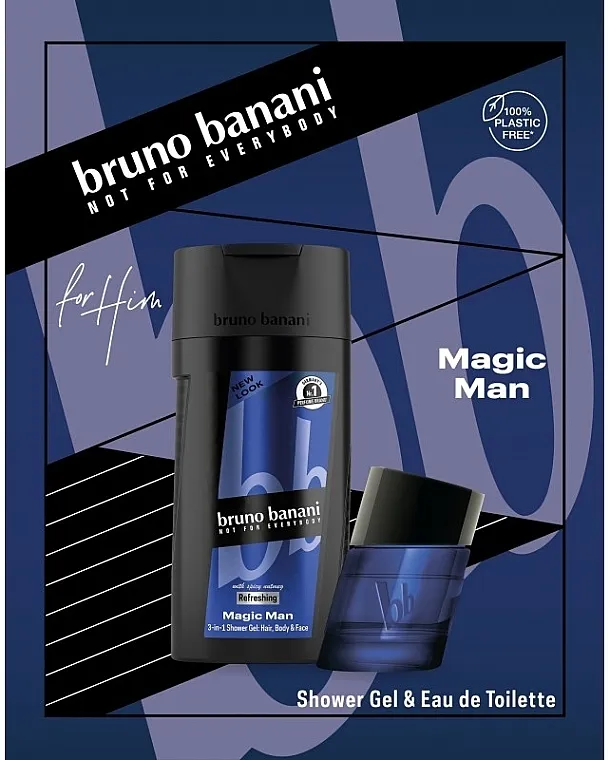 Set (edt/30ml + sh/gel/250ml) Bruno Banani Magic Man