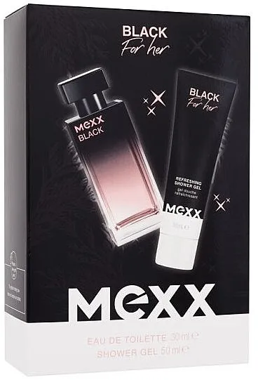 Set (edt/30ml + sh/gel/50ml) Mexx Black Woman