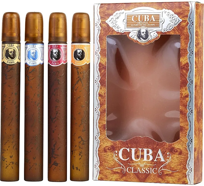 Set (edt/4x35ml) Cuba Cuba Gift Set