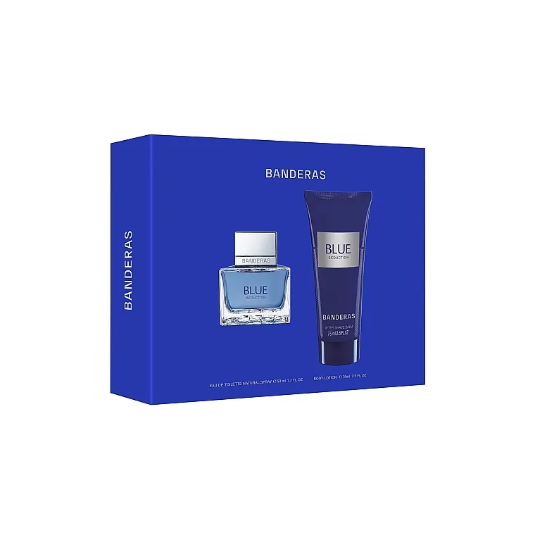 Set (edt/50ml + a/sh/b/75ml) Banderas Blue Seduction
