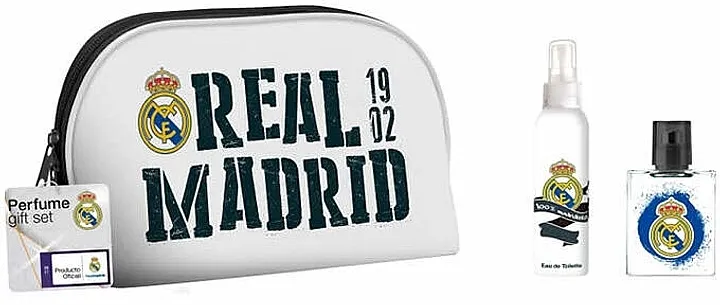 Set (edt/50ml + b/spray/10ml + toaletna/torba/1kom) Air-Val International FC Real Madrid