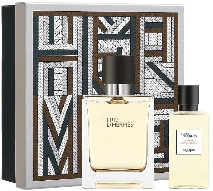 Set (edt/50ml + sh/gel/40ml) Hermes Terre d'Hermes